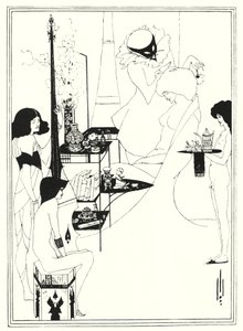 The Toilette of Salome (rytina) od Aubrey (after) Beardsley