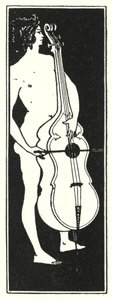 Ornament na titulní straně (rytina) od Aubrey (after) Beardsley