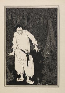 Ali Baba v lese, z Knihy padesáti kreseb od Aubrey Beardsley