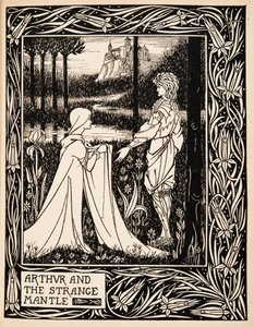 Artuš a podivný plášť od Aubrey Beardsley