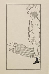 Atalanta, z Knihy padesáti kreseb od Aubrey Beardsley