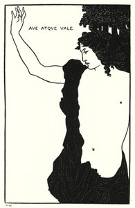 Ave Atque, Vale, Catullus, Carmen Ci od Aubrey Beardsley