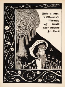 Bors odmítá porušit slib celibátu od Aubrey Beardsley