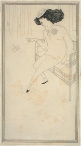 Karikatura J. M. Whistlera od Aubrey Beardsley
