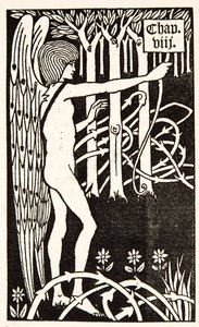 Nadpis kapitoly od Aubrey Beardsley