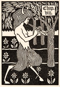 Nadpis kapitoly od Aubrey Beardsley