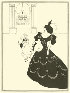 Komedie Balet marionet od Aubrey Beardsley