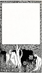 Návrh na titulní stranu pohanských listů, 1893, 1914 od Aubrey Beardsley