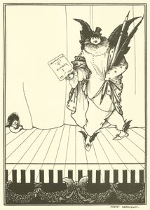 Návrh prospektu Savoye od Aubrey Beardsley