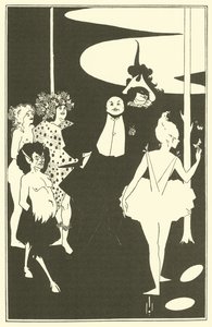 Frontispiece, hry Johna Davidsona, 1893 od Aubrey Beardsley