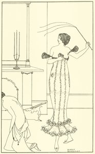 Frontispis, Úplný a pravdivý popis báječné mise Earla Lavendera od Aubrey Beardsley