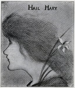 Zdrávas Maria (tužka) od Aubrey Beardsley
