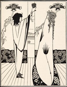 Jak sir Tristram pil nápoj lásky od Aubrey Beardsley