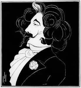 James McNeill Whistler (1834-1903) (kresba) od Aubrey Beardsley