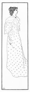 Paní Winifred Emery, ilustrace ze Žluté knihy, sv. IV