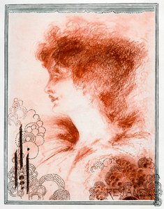 Portrét ženy, 1898. od Aubrey Beardsley