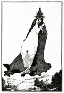 Svatá Růže z Limy, kolem roku 1894 od Aubrey Beardsley