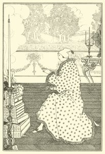 Modlitba baronů od Aubrey Beardsley