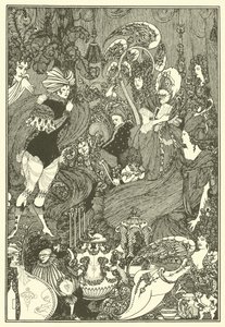 Jeskyně sleziny od Aubrey Beardsley