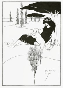 Jidášův polibek, 1893 od Aubrey Beardsley