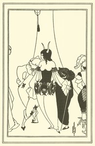 Maska rudé smrti od Aubrey Beardsley