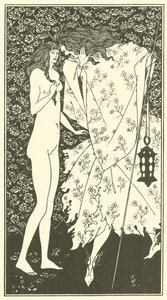 Tajemná růžová zahrada od Aubrey Beardsley
