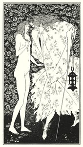 Tajemná růžová zahrada od Aubrey Beardsley