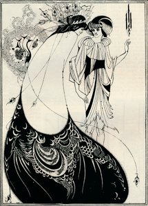 Paví dívka, 1893 od Aubrey Beardsley