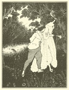 Tři hudebníci od Aubrey Beardsley