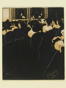 Wagneritové, 1894. od Aubrey Beardsley
