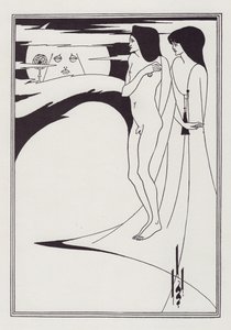 Žena na Měsíci, 1893. od Aubrey Beardsley