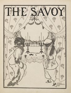 Titulní strana pro číslo 1 "The Savoy" z knihy padesáti kreseb od Aubrey Beardsley