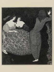 Tristan a Isolda, 1896. od Aubrey Beardsley