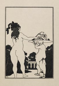 kresba z Knihy padesáti kreseb od Aubrey Beardsley