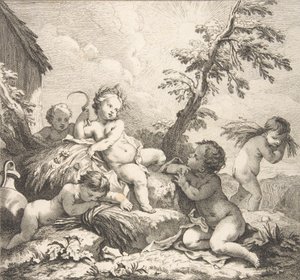 Léto, 1735 od Audran Benoit II