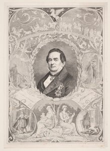 Adam Oehlenschlager. Pamětní list od August Edward Adolf Heimburger