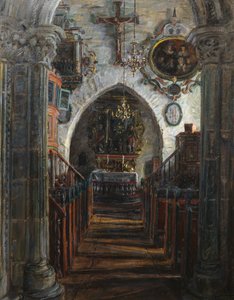 Interiér, Dale church, Luster