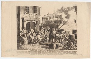 Evakuace Moskvy Rusy od August Friedrich Andreas Campe