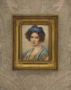 Portrét manželky Ludwiga von Borstell od August Grahl