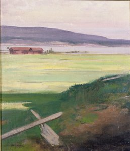 Krajina se stilem, Norrland, Švédsko od August Hagborg
