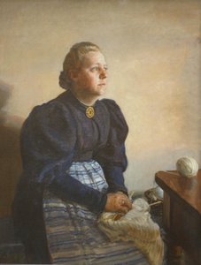 Betty Jerndorff, rozená Matthison-Hansen, manželka umělce