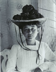 Harriet Bosse, Furusund 1904 (černobílá fotografie)