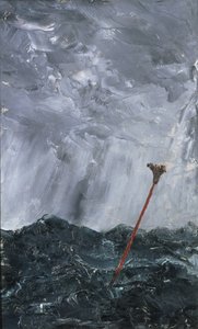 Bouřlivé moře Broom Bóje, 1892 (olej na papíře)