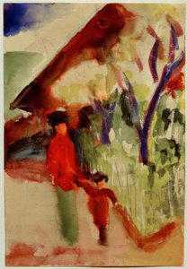 Jsem Schweizerhaus od August Macke