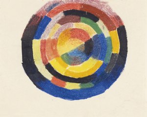 Barevné kolo Farbkreis, 1913-1914 od August Macke