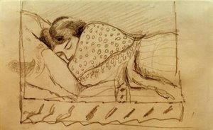 Elisabeth, spící od August Macke