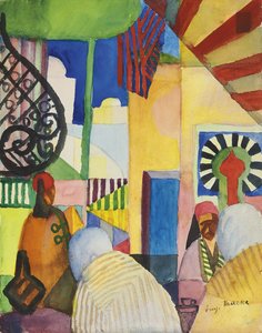 V bazaru od August Macke