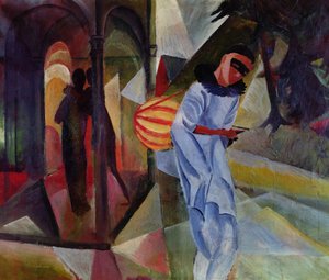 Pierrot od August Macke