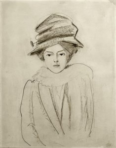 Portrét Elly Jost od August Macke