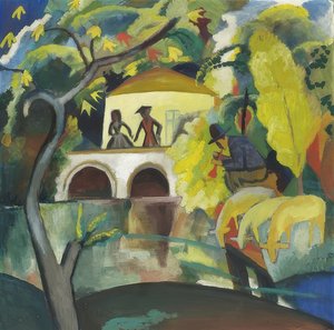 Rokoko. 1912 od August Macke